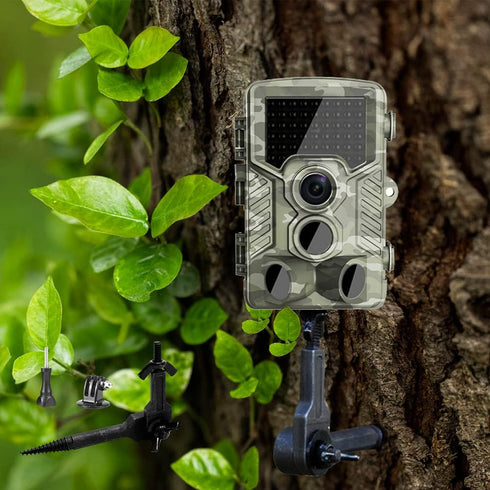 Trail Camera Mount, Game Camera Mount, Camera Tree Mount, 2 Pieces Kit Trail Cam Mount with 1/4"-20 Screw Mounting,Trail Camera Stand...