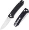 Pocket Folding EDC Knife: 3.14" D2 Steel Satin Sharp Blade, G10 Scales, Crossbar Axis Lock, Reversible Clip, Great Gifts for Men Women Camping Hik...