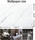 White Marble Wallpaper Peel Stick Countertop Contact Paper White Granite Bathroom Kitchen Marble Paper Self Adhesive Vinyl Counter Top Covers Wate...