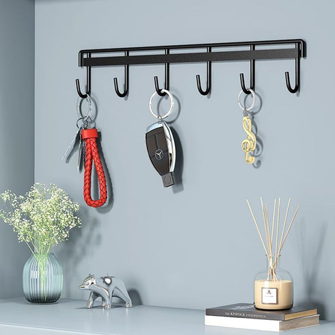 2 Pieces Kitchen Utensil Hooks,Adhesive Kitchen Utensils Hanging Rack,Wall Mount Kitchen Utensil Holder for Tools/Towel/Knife...