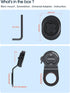 Bike Phone Mount,Mountain Bicycle Stem Cell Phone Holder,Universal Aluminum Handlebar Phone Clamp,MTB / Road E-Bike Cycling Mobile Phone Clip,Quic...