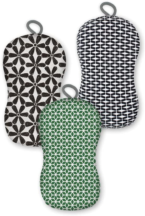 MUkitchen Scrub Sponge Tiles, 3" x 6.5"...