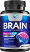 Brain Supplements for Memory and Focus, Nootropic Support for Concentration, Clarity, Energy, Brain Health with Bacopa, Cognitive Vitamins, Phosph...