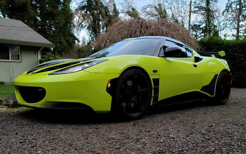 VViViD+ Premium Vinyl Wrap Film (1/2ft x 5ft, Gloss Viper Lime Green)...