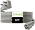 BN-LINK 3ft Air Conditioner Extension Cord 14/3 SPT-3, Gray, 3 Prong Grounded Plug, Flat Plug, Heavy Duty Major Appliance Power Cord...