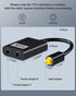 ZEXMTE Optical Fiber Splitter 1 in 2 Out Optical Audio Splitter with 24K Gold Plated Connectors for CD Player, DVD Player, Receiver-Black...