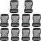 10 Pack 1-1/2" Plastic Side Release Buckle Dual Adjustable Outdoor Camping Tactical Backpack Belt Strap Webbing Bag Hardware Accessories 1-1/2" Du...
