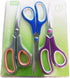 S & E TEACHER'S EDITION Scissors 3 Bulk Pack, 8.5 Inch Ultra Sharp Blade Shears, Comfort-Grip Professional All Purpose Scissors, for Office Sewing...