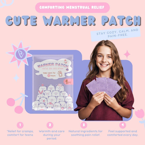 Ultra Thin Period Heating Pads for Cramps - Heat Therapy for Menstrual Pain Relief - Portable Heat Patches for Teens Girls and Women - Menstrual H...