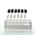 ULAB Test Tubes with Black Screw Caps, Vol.10ml, Dia.16x100mm with Marking Area, Test Tubes Shot Glasses, Borosilicate Glass Material, Pack of 20,...