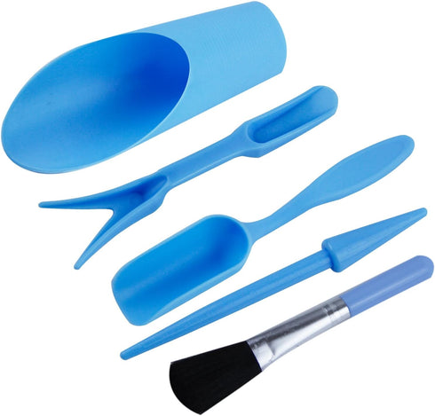 5 Pcs Mini Garden Tool Set Hand Tools Succulent Tools Transplanting Tools Set Succulent Care Plastic Kit Bonsai Potting Soil Indoor for Succulent ...