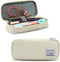 FUXINGYAO Pencil Case, Multi- Slot Pencil Pouch, Portable Pencil Bag, Pen Case for& Office(White)...