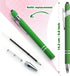 8 Pack Ballpoint Pen 2-in-1 Stylus Retractable Ballpoint Pen with Stylus tip, Metal Stylus Pen for Touch Screens, 1.0 mm Black Ink......