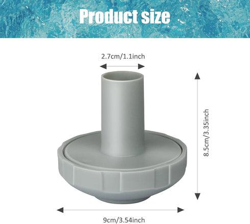 11070 & 11072 &12364 Strainer Connector Replacement for Intex 25022E 26005E Aboveground Pool 1-1/4" Water Jet Connector Replace Parts 26183MW 2616...