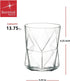 Bormioli Rocco Cassiopea Double Old Fashioned Glass, Set of 4...