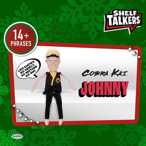 12" Talking Plush Johnny from The Cobra Kai Series, Pull String Toy Collectible Plush...