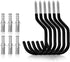 HORUSDY 6 Pack Heavy Duty Bike Hook, 6 inches, Capacity 100LBS, Bike Hooks for Garage Wall and Bike Hooks for Garage Ceiling...