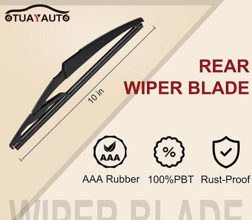 OTUAYAUTO Replacement for JEEP Renegade 2015-2021, Rear Windshield Wiper Blades - Factory OEM Style: 68256590AA...