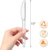 Disposable Plastic Knives Clear, Pack of 50 Individually Wrapped...