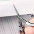 8 Pieces Folding Scissors Anti-Rust Stainless Steel Safety Mini Scissor Travel Folding Scissors...
