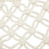 Okuna Outpost Macrame Hanging Fruit Basket Hammock for Kitchen - 6 x 25 x 15 in - White Cotton Modern - Under-Cabinet Storage with 2 Hooks for Ban...