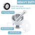 Stainless Steel Mortar and Pestle Set, Spices Grinder Pill Crusher with Silicone Protective Lid - Heavy Duty Mortar Pestle for Molcajete Herb Bowl...