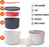 Microwave Rice Cooker Steamer, 2L Rice Maker Pasta Cooker with Strainer & Steamer Basket, MIATTCLD BPA Free Plastic Microwaveable Cookware Set for...