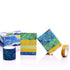 Washi Tape Set of 12 Rolls,Van Gogh Starry Night Decorative Green Leaves Floral Blue Yellow Washi Masking Tape Sets for Craft,Kids,Scrapbook,DIY,G...
