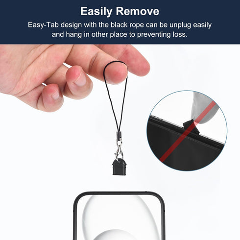 15PCS USB Type C Anti Dust Plug Kit Compatible with Samsung Galaxy S23,S23+,S23 S22 S21 S20 Ultra,S22,S22+,S21,S21+,S20,S20+,A54,A53,A8,A7 - Charg...