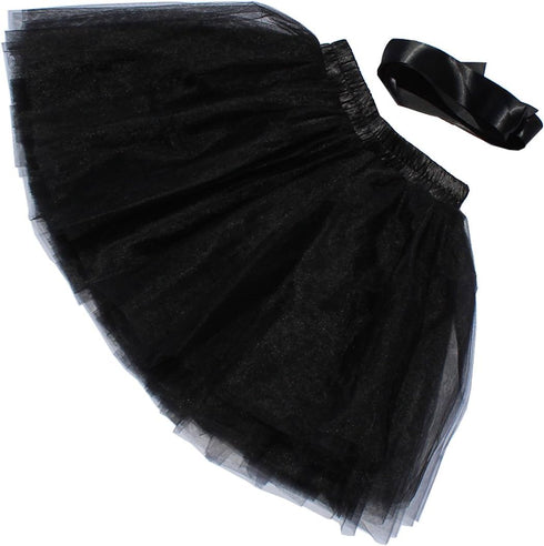 Little Girl Tutu Skirt A Line 7 Layers Tulle Skirt Party Princess Dance Tutus for Girls 4T -6T...