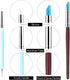 10 PCS Silicone Polymer Clay Sculpting Tool Pen Rubber Tip Color Shaping Wipe Out Carving Pen Brush Modeling Dotting Tool Pottery Craft...