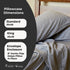 BedVoyage Ultra Soft Queen Pillowcase Set, Cooling & Breathable, Gentle to Skin and Hair, Viscose Derived from Bamboo & Cotton Melange Blend, 20x3...