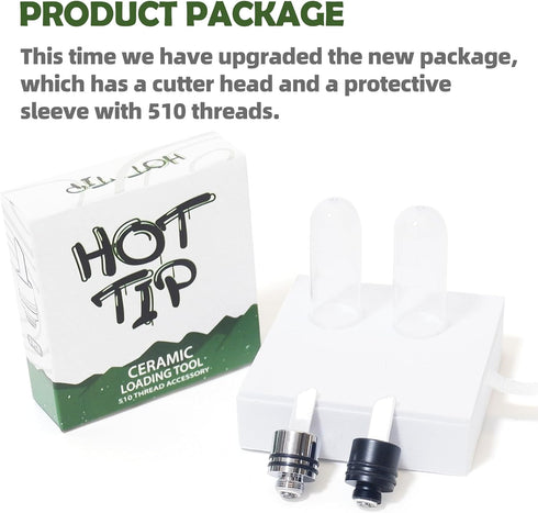 Ceramic Hot Knife Tip are Heating Multi-Tool for Slicing Wax or Viscous oil etc (Black)...