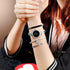 CdyBox Women Crystal Watch with 3 Bracelets Set Quartz Wrist Watches Bangle Jewelry 4pcs/Set for Ladies (Silver)...
