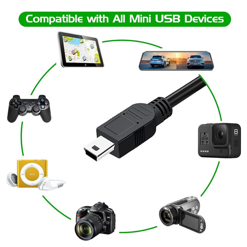 Replacement USB Power Charger Charging Cable Cord for Texas Instruments TI-84 Plus CE Graphing Calculator...