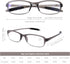 DOOViC 4 Pack Computer Reading Glasses Blue Light Blocking Anti Eyestrain Flexible Lightweight Readers for Women Men 1.75 Strength...