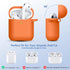 Lerobo Airpods Case Cover, with Cleaner Kit and Magnetic Airpod Strap Anti-Lost Cord Sports Lanyard,Soft Slicone Cover Compatible with Apple AirPo...