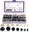 Swpeet 190Pcs Black Assorted Sizes Plastic Safety Eyes and 10 Pcs Noses Set for Doll, Puppet, Plush Animal Making and Teddy Bear...