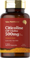 Citicoline 500mg | 120 Capsules | CDP Choline Supplements | Therapeutic Grade | Gluten Free, Non-GMO...
