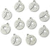 LiQunSweet 20 Pcs Flat Round with Star Magic Stick Charms Hollow Fairy Tale Wand Charms for DIY Necklace Bracelet Jewelry Making Supplies...