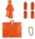 Emergency Blanket Poncho, 4 Pack Ultralight Waterproof Thermal Survival Space Blanket Ponchos with Hood for Camping Hiking Outdoor...