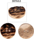 Natural Round Shape Deer, Elk Antler Buttons 3 Sizes 5pieces (20 mm (0.79 inch))...