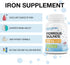 Puregen Labs Ferrous Sulfate 325 mg (65 mg Elemental Iron) High Potency Iron Supplement | No Artificial Color Additives - 200 Tablets Made in USA...