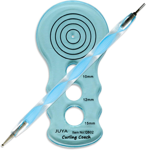 JUYA Paper Quilling Kits with 30 Colors 600 Strips and 8 Tools (Paper Width:3mm, Blue Tools)...