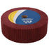 6inch Non-Woven Abrasive Grinding Flap Wheel Nylon Fiber Wheel Scouring Buffing Pad for Rotary Tool 2inch Thickness 240 Grit Red...
