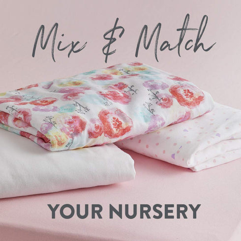 HonestBaby Fitted Crib Sheets Fits Standard Mattress Bassinet, Mini Prints 100% Organic Cotton Baby Boys, Girls and Unisex (LEGACY), Pattern Play ...