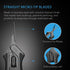 AC Infinity 6.6” Stainless Steel Pruning Shear, Lightweight Ergonomic Design, Straight Precision Blades with Nonstick Titanium Coating for Gardeni...