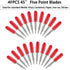 Elefama 40PCS Blades for Cricut Explore Air 2 / Air 3 / Make3 / Maker/Explore 3 Premium Fine Point Blade Replacement for Cricut Glitter Vinyl Cutt...
