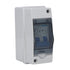 Disconnect Switch, IP65 Waterproof DC Disconnect Switch 40A Protective Transparent Cover Miniature Circuit Breaker with Distribution Box 1000V for...