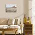 ATELIYISHU Barn Canvas Wall Art Rustic Farmhouse Wall Decor Country Meadow Landscape Painting Sky and Wild Flowers Prints Artwork for Bedroom Kitc...